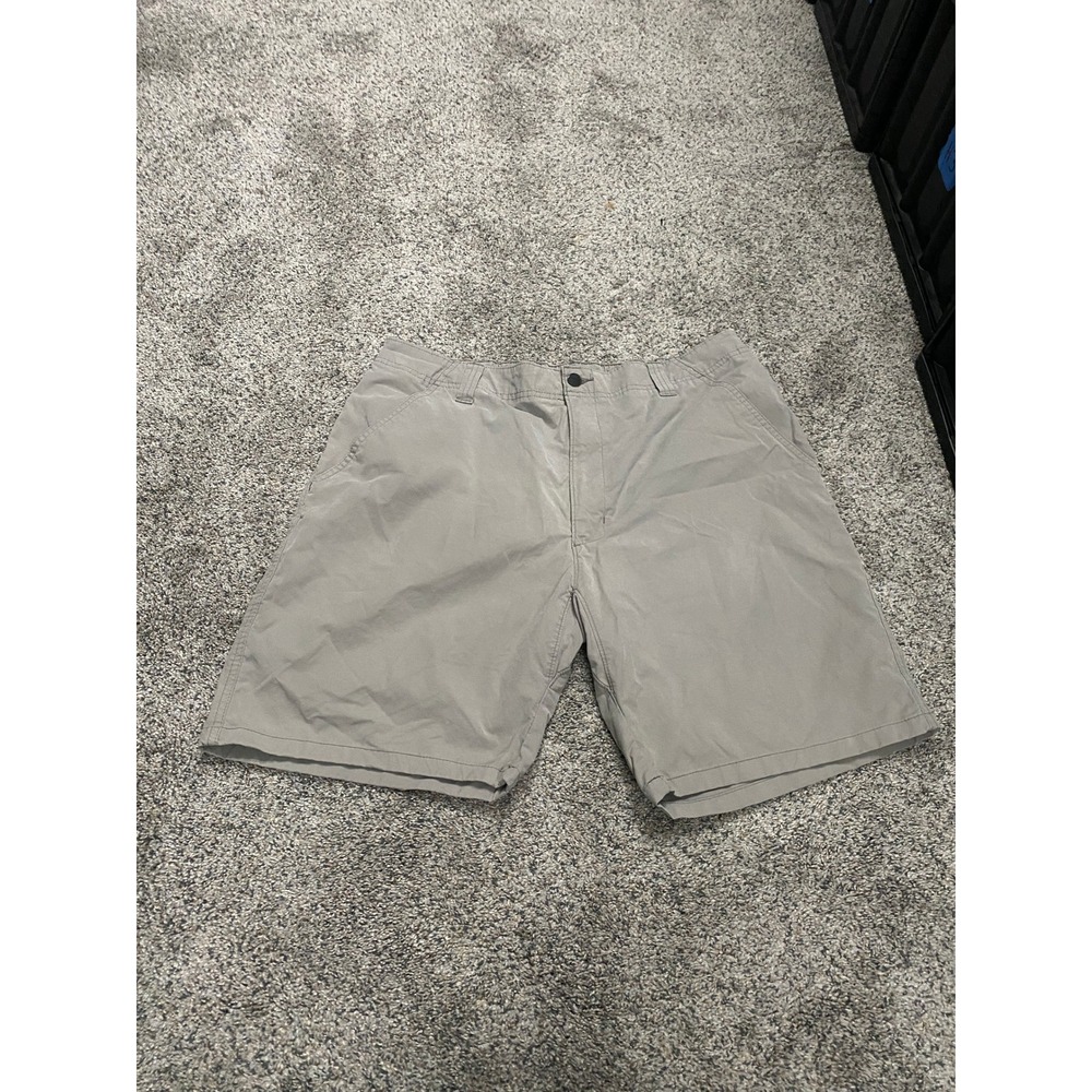Wrangler Outdoor Series Shorts Performance Stretch Cargo Gray 38 NW992BN